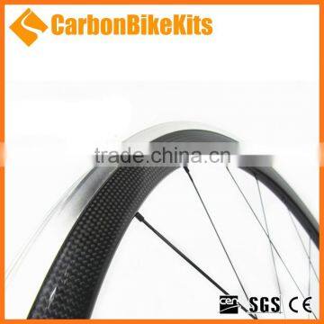 CW38C-A Alloy Braking Surface 700C Bicycle Carbon Wheelset 38mm Road Bike Wheels Clincher Alloy