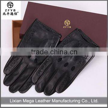 Top Quality men's sheep leather motorcycle gloves