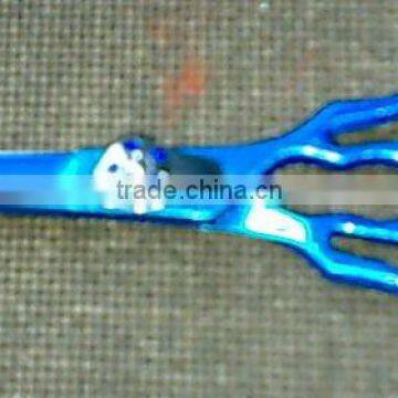 High Quality Blue Barber Hair Scissors