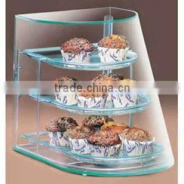 Clear nice acrylic food display stand