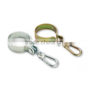 yellow galvanised swing hook