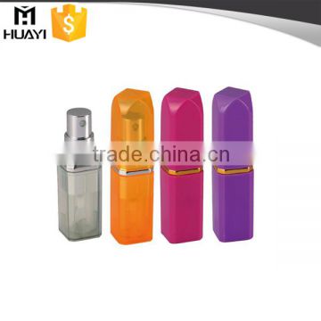 5ml plastic atomizer spray bottles with aluminium spray