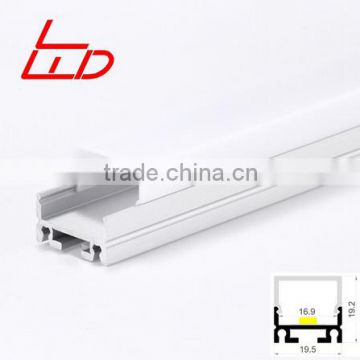 OEM aluminum heat sink channel with IP20 led strip for indoor application