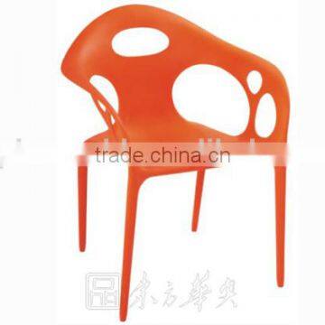 OEM produce high quality red plastic chair