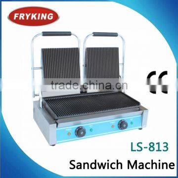 electric industrial contact griddle/cast iron grill