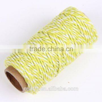 Fashion Good Quality Colored Twisted Cotton Rope Twine photo-2