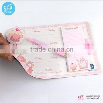 2016 new product customized cheap sticky notes /memo pad with pen