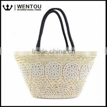 Wholesale High-grade Straw Hook Flower Decoration Environmental Protection Market Basket