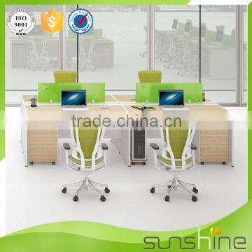 Top Quality Office Furniture/Customized Office Desk 4 Person Workstation Particle Board Workstation photo-4
