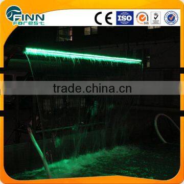 Outdoor led waterfall light curtain decoration wall waterfall fountains