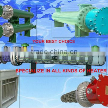 CE ISO horizontal stailess steel flange tubular explosion proof industrial oil electric heater