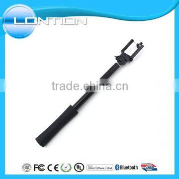 2015 Wholesale Aluminum Alloy Selfie Stick Bluetooth Camera Bluetooth Monopod Selfie Stick for Phone