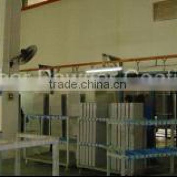 Sheet metal powder coating line