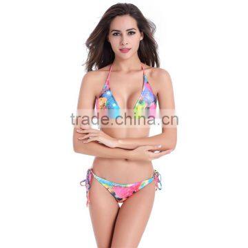 Plus Swim Bikini Swimkini Sports Top + Slip Freely Selectable photo-6