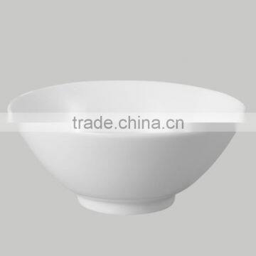 Dinnerware white ceramic unique salad bowls, oval salad bowl