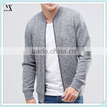 2016 Wholesale Bomber Zip Through Sweat Bomber With Top Quality