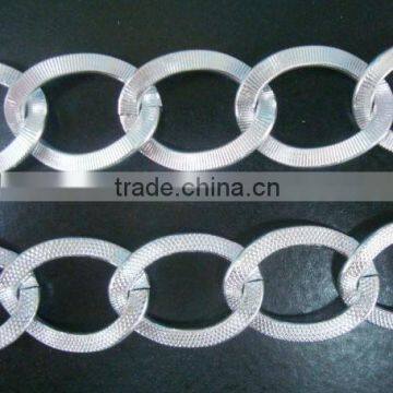 silver chain for garment accessory
