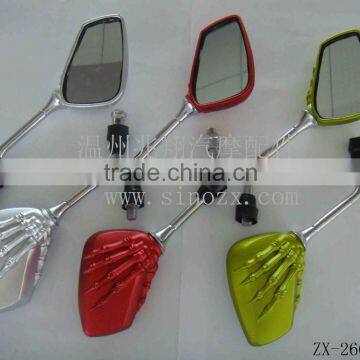 Monster Motorcycle rearview mirror/abs case/iron foot can choose