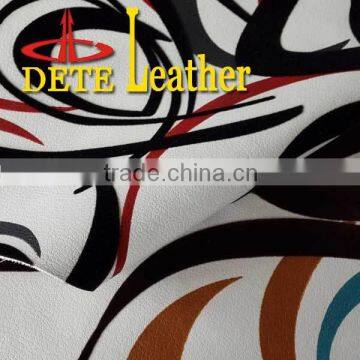 flocking material design PU artificial leather for sofa                        
                                                Quality Choice