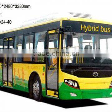 24 to 40 Seats Hybrid Bus for Sale New Passenger Luxury Bus Price