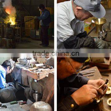 Dynamic Bronze Candle Cup , Gold Leaf-finished Model Also Available