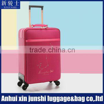 PVC Luggage Travel Soft Luggage Bag With 4 Wheels