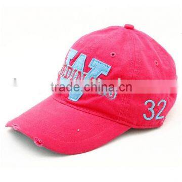 cloth label embroidery baseball cap