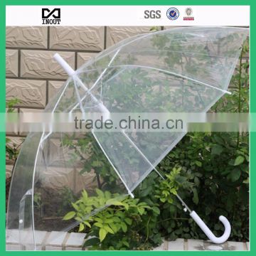 Advertising POE Clear Transparent Wholesale Cheap Umbrellas