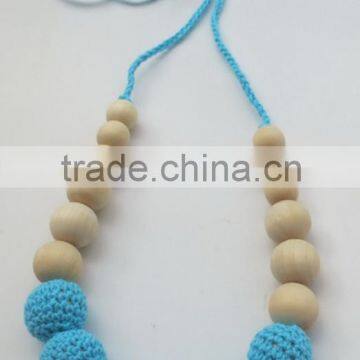 Teething Necklace, Beaded and Knotted Toy,Chomping Necklace photo-3