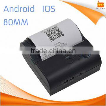 Android iSO pos printer mini 80mm portable thermal printer bluetooth