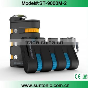 (WATER/SHOCK/DUST PROOF) Rugged Heavy Duty Power Bank - 2.1A USB Output with LED