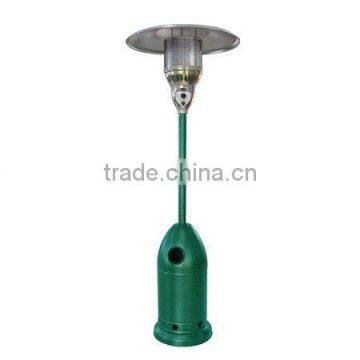 Stand-up bullet patio heater powder coated