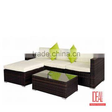 Classic Style L Shape Outdoor Rattan Sofa With Waterproof Cushion photo-2