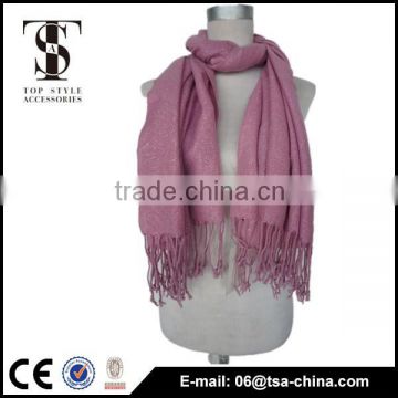 charming purple red 2015 fashion lady acrylic Metal wire scarf