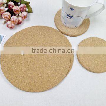 High Quality Silk Screen Printing Cork Coaster/household coasters