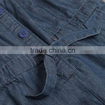 Cotton Fashion Design Denim Baby Overalls photo-5
