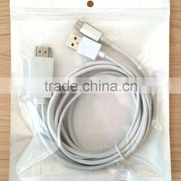 2016 Whosale MHL Type-c Cable HDTV Video Cable Metal Cable for Type-c Cable HDTV Cable photo-6
