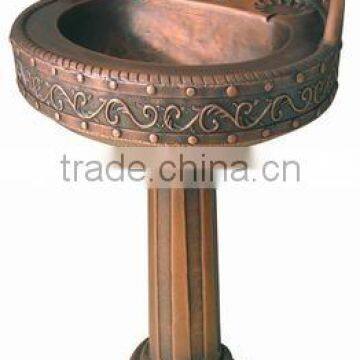 Pedestal Copper Sink