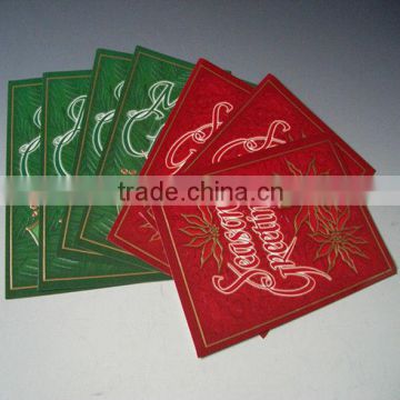 2013 hot-sale handmade christmas gift cards