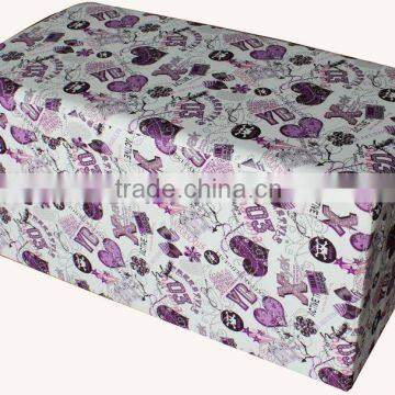 Luxury!Pattern PVC Leather foldable storage bench