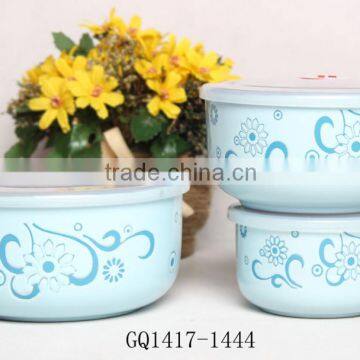 2015 Red Ceramic Tableware Bowl With Big White Dots photo-4