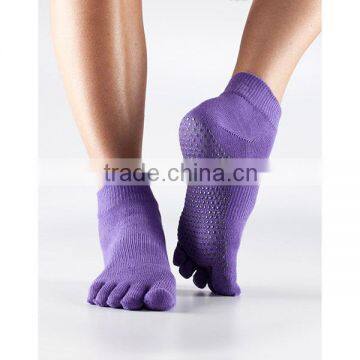 custom ankle sport indoor non skid pure sock