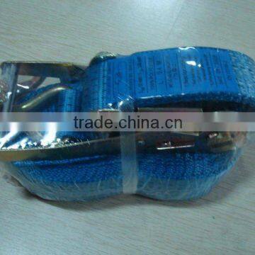 strap lashing hook with J or flat / lashing material / tie downs straps