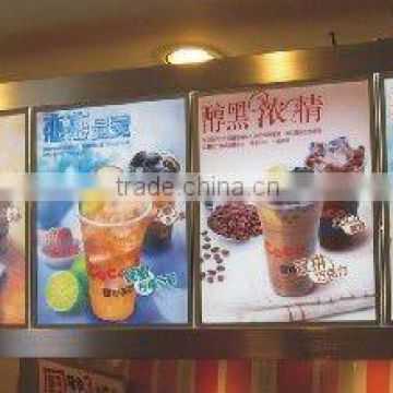 milky tea advertising speciala luminum led light box