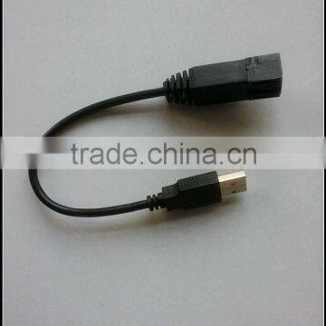 factory price 1ft waterproof mini female to usb 2.0 cable for car