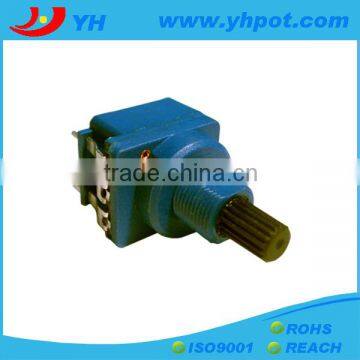 jiangsu 17mm rotary a10k joystick potentiometer with switch for dimmer