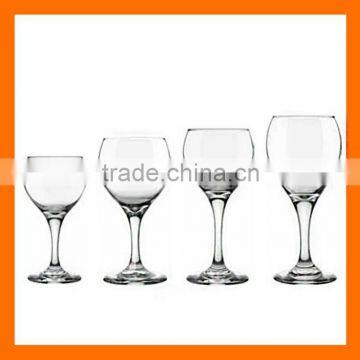 Fancy red wine glass ,goblet stemware