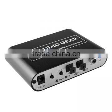 SPDIF/Coaxial Cable Digital Audio Decoder 5.1 Dts Decoder/2.1CH Digital to Analog Audio Converter Decoder photo-2