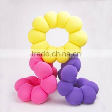 Colorful Round Flowers Microbeads Baby Pillow