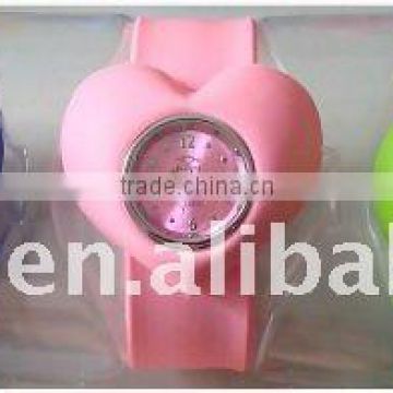 Heart Shaped Silicone Watch